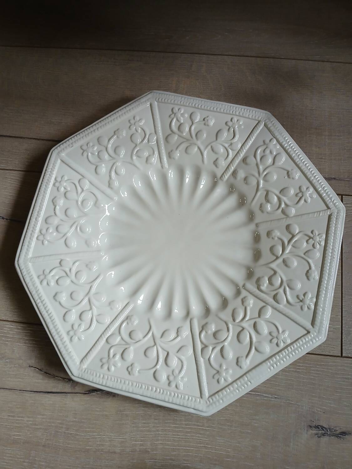 Large antique ceramic dish
