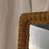 Wicker mirror