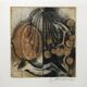 Brigitte coudrain(1934).composition aux fruits,1998.eau-forte aquatint