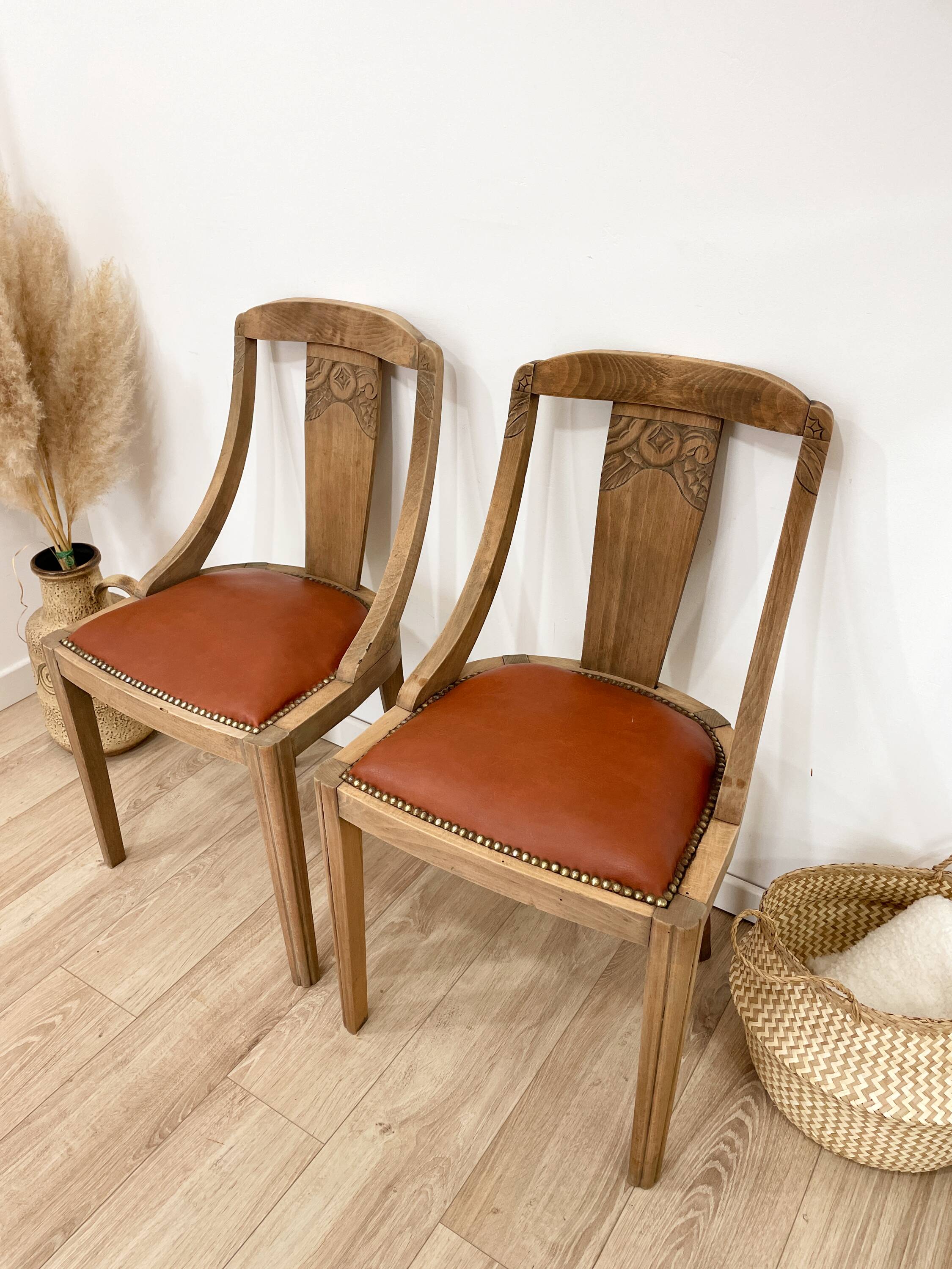 Set of 2 Art Deco Chairs