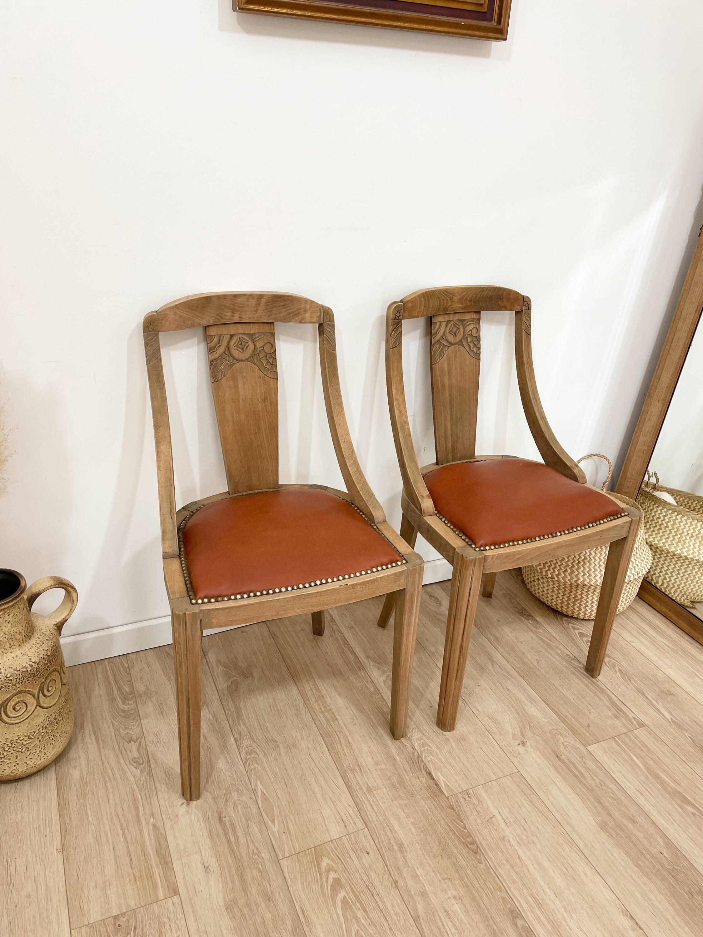 Set of 2 Art Deco Chairs