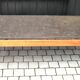 Slate slab coffee table