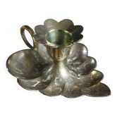 Cave Rat brass leaf candlestick
