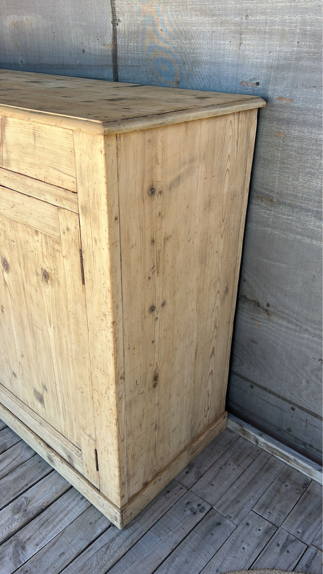 Ancien buffet de campagne bois brut