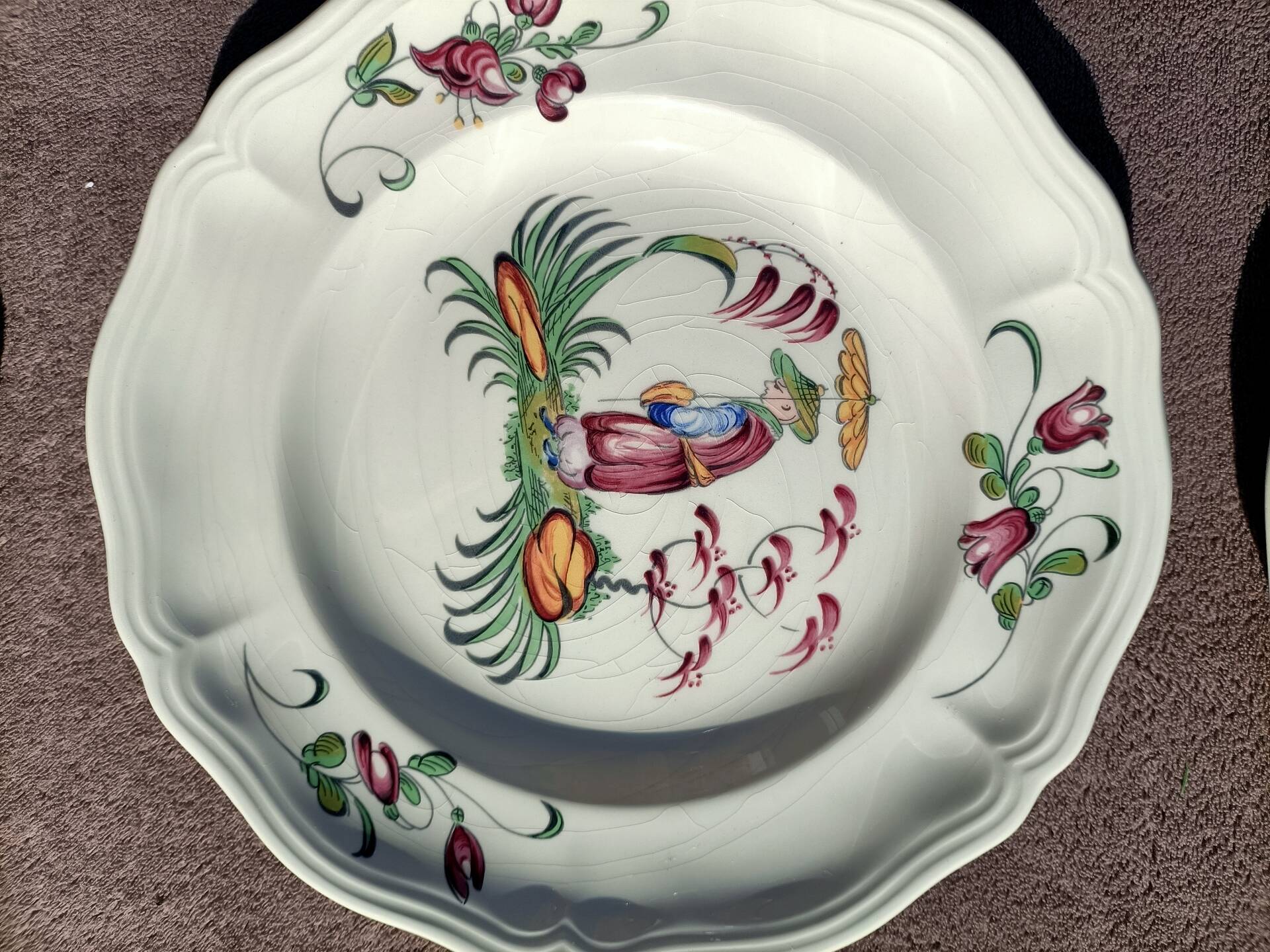 Set of plates x6 Longchamp