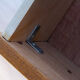Chest of drawers year 60-70, compass foot, blond oak