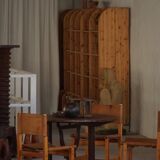 20th century, set of 4 "Kotka" dining chairs by Tomas Jelinek for IKEA, 1980s