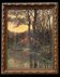 KOWALSKI Ivan, Pastel landscape river undergrowth signed early 20th century
