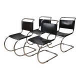 Set of 4 MR10 chairs by Ludwig Mies Van Der Rohe