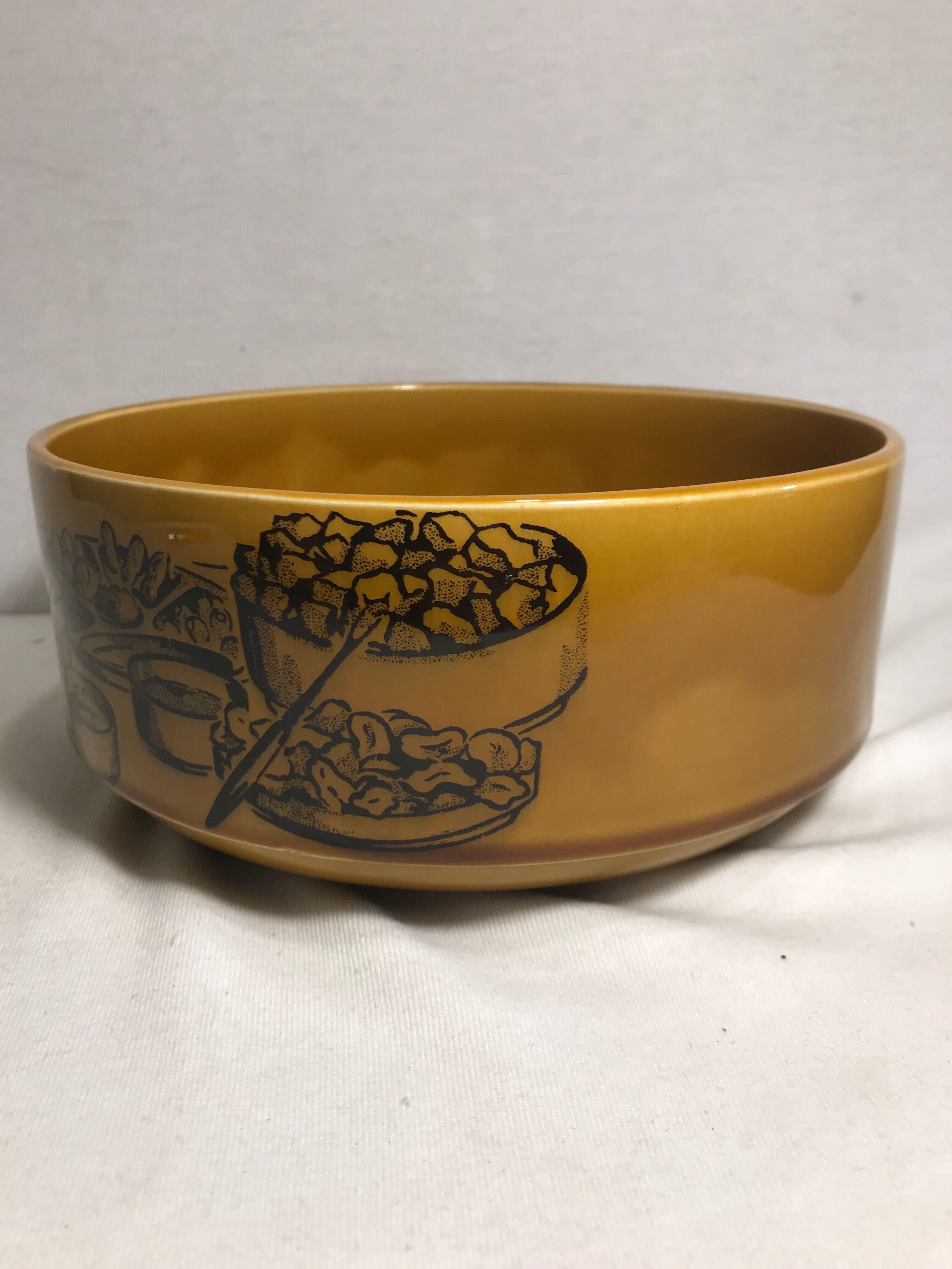 Old bowl ceramic Gien France