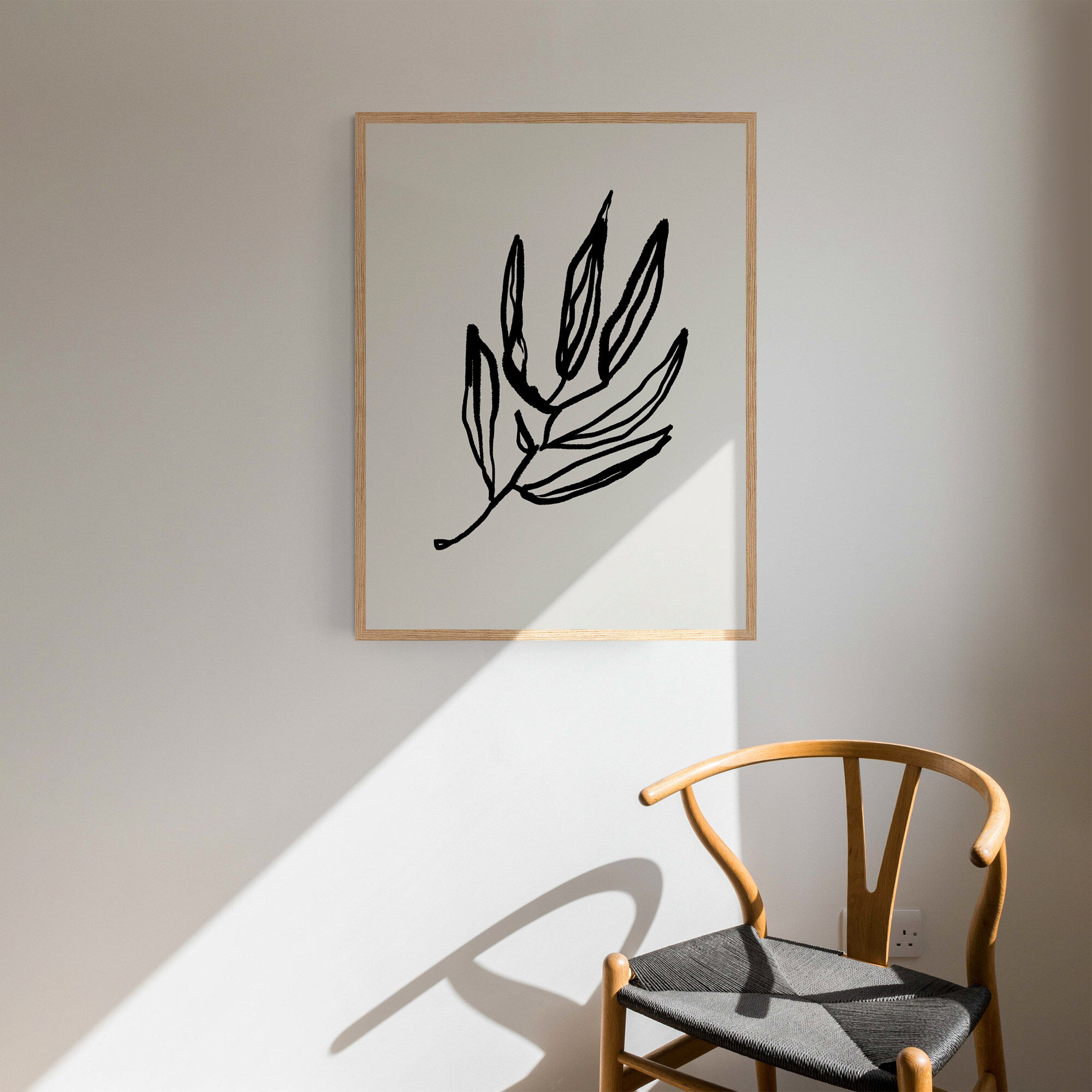 Botanical illustration giclee print, 50x70