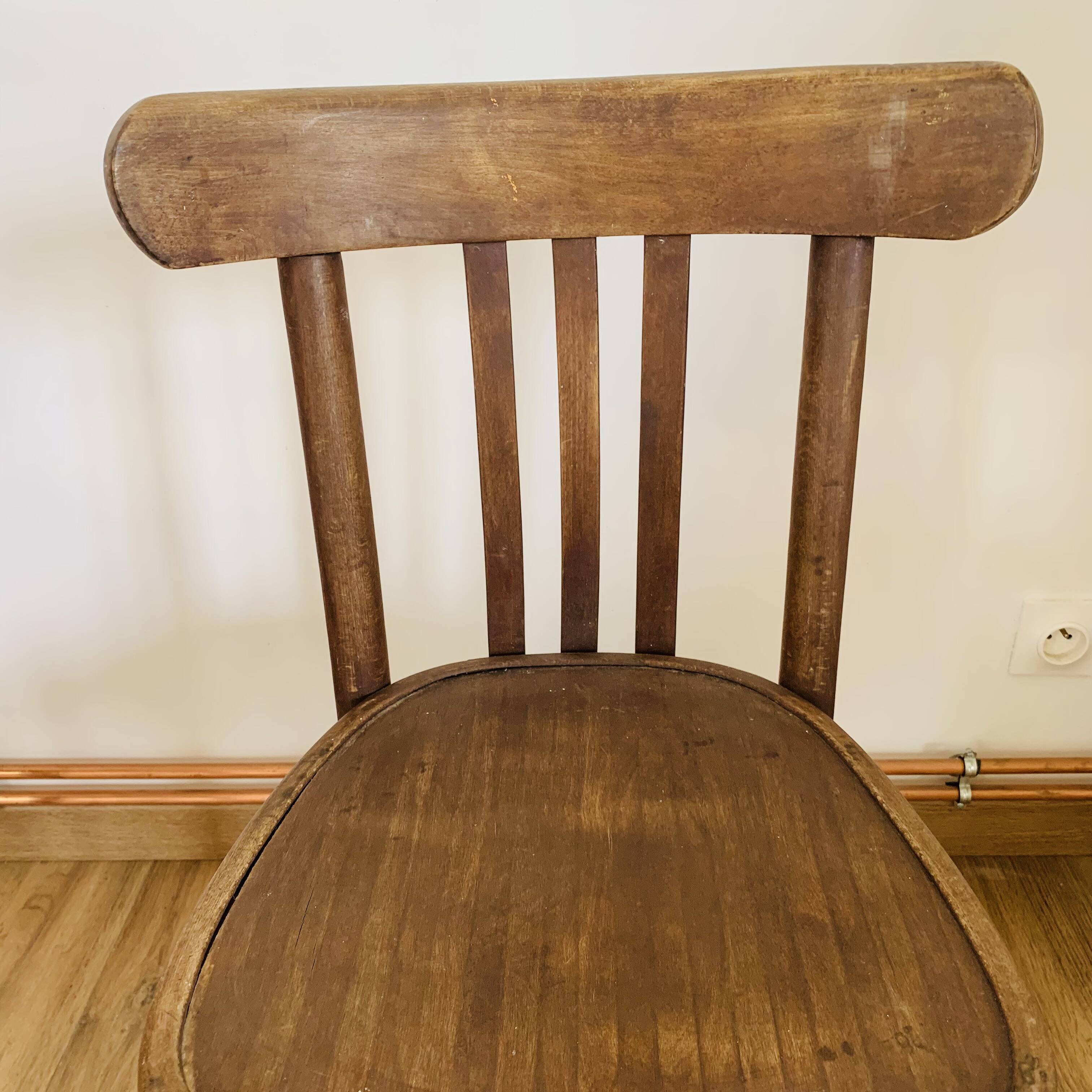 Set of 4 mismatched chairs