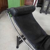 LC4 chaise longue signed – Le Corbusier / Cassina – black leather