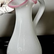 Pichet Opaline Baccarat / Saint Louis 19ème siècle
