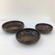 Series of three hollow plates in Jean Marais ceramic