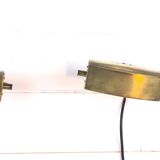 Pair of brass wall lights, Lita, France, 1970s