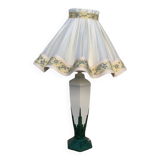 Art deco plaster lamp