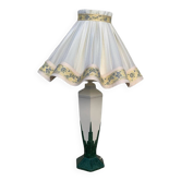 Art deco plaster lamp