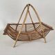 Basket newspaper holder rattan magazines