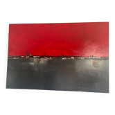 Grande Peinture Abstraite Acrylique sur Toile – Marilyn Monnier