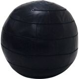 Pouf noir en cuir d'Edwin et Niekel Taco pour Leolux 90