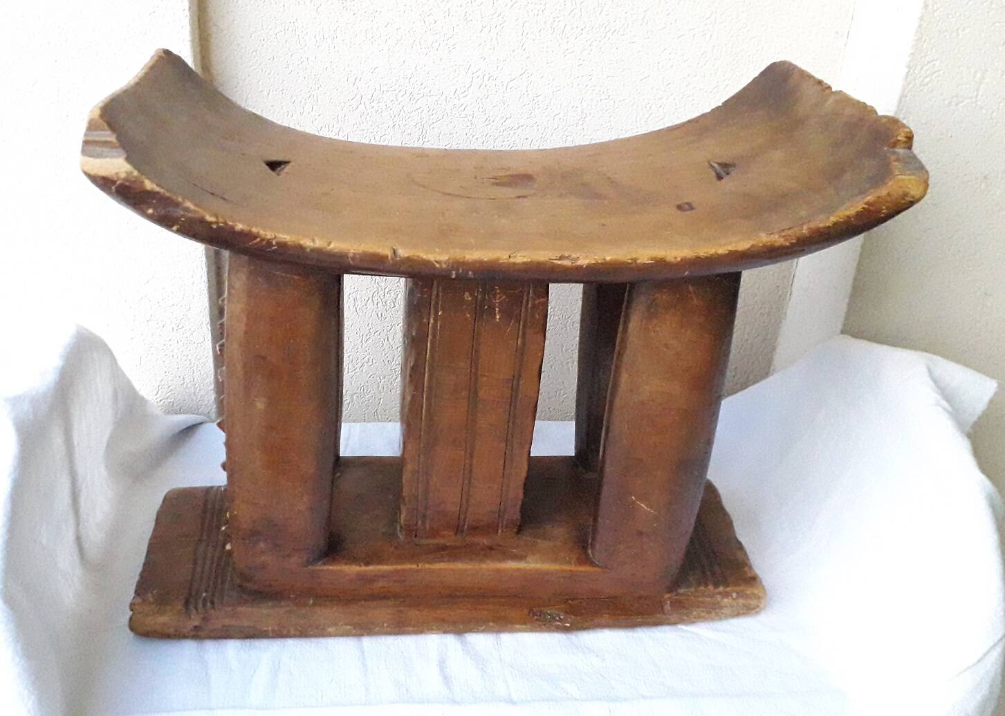 African wooden stool