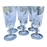 Set of 6 bayel crystal liqueur glasses