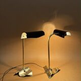 1950s pair of wall lamps