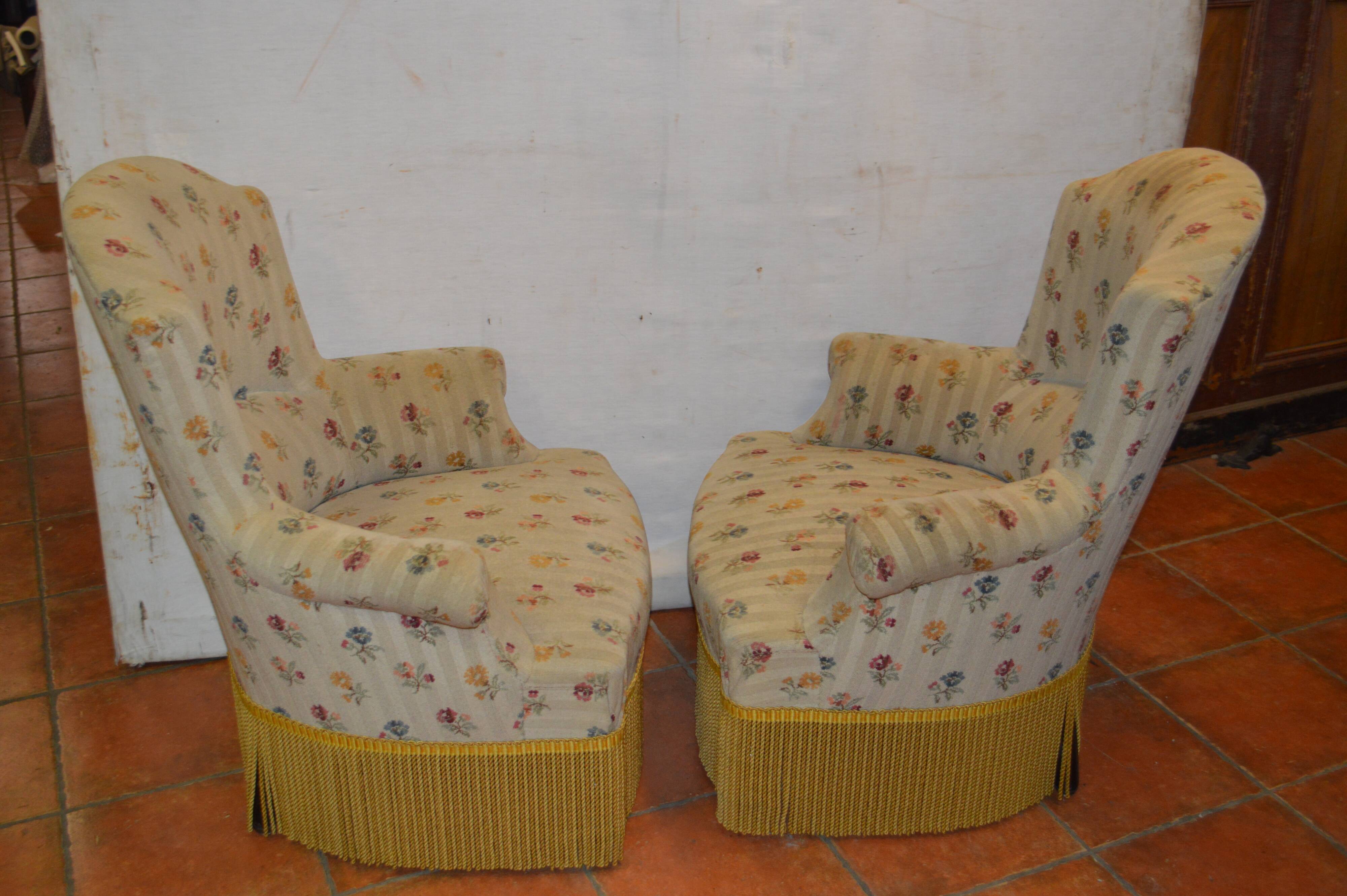 chairs toads style Napoléon III (pair)