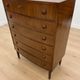 Commode haute en acajou danois vintage des années 1960.
