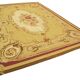 Handmade European Vintage Aubusson Kilim 260 cm x 368 cm