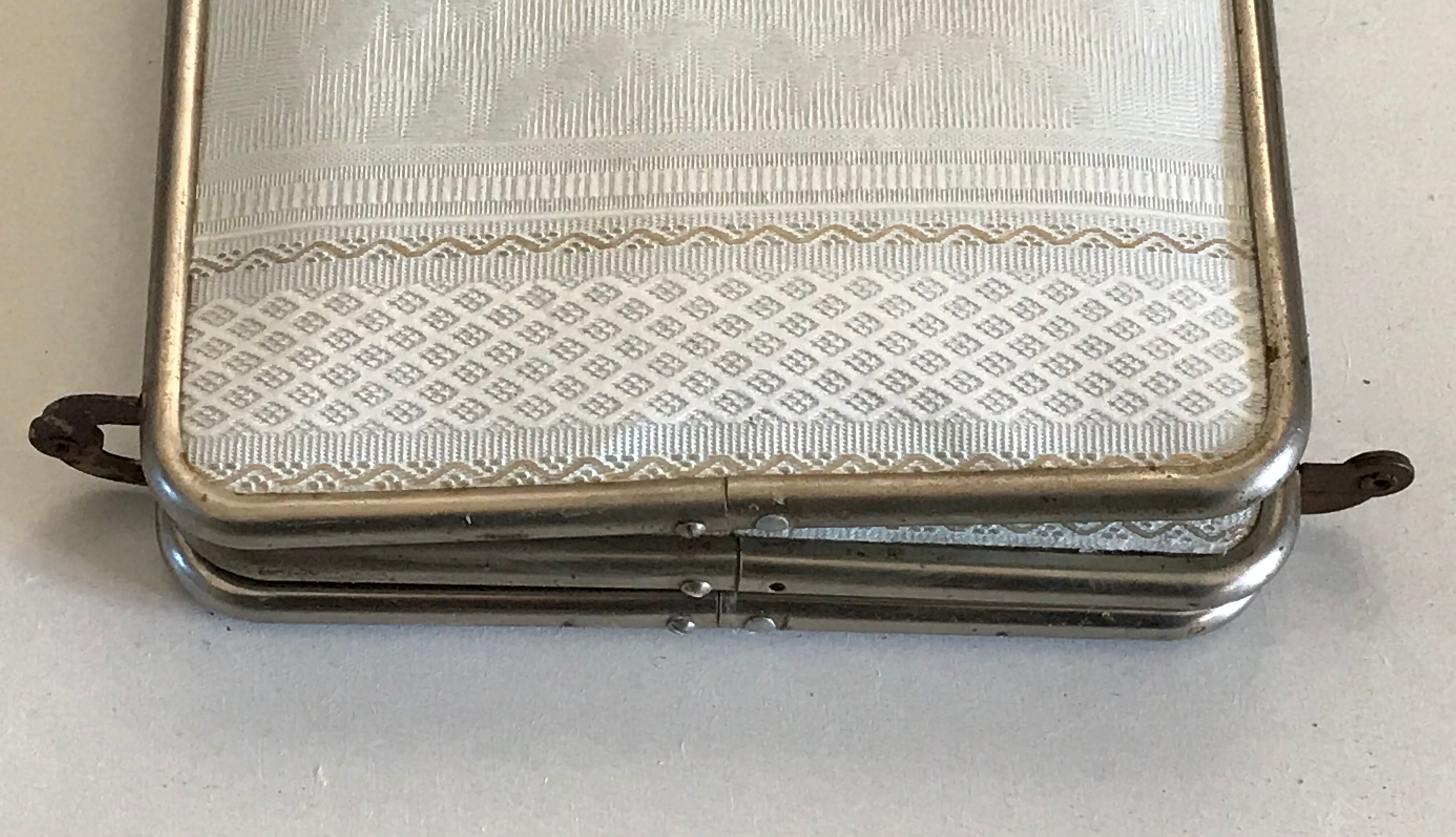 Triptych barber mirror 50x26cm