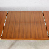 Scandinavian-style extendable teak table