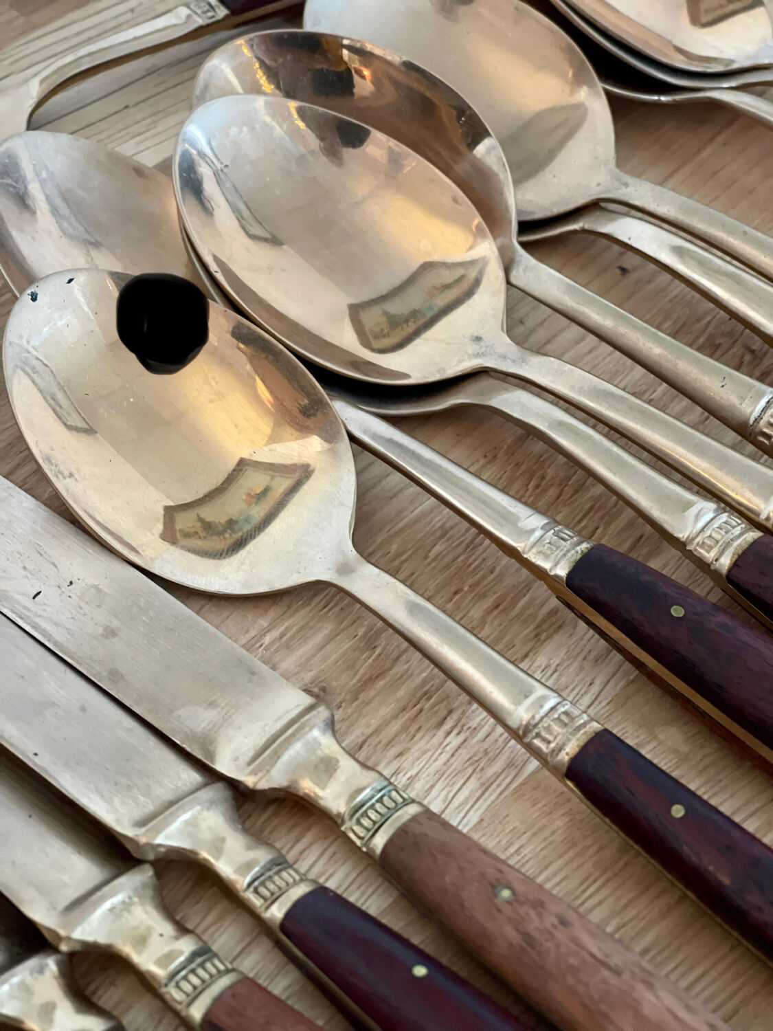 61 covered in rosewood and brass 1950