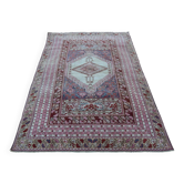 Vintage handmade Turkish rug 134x183 cm