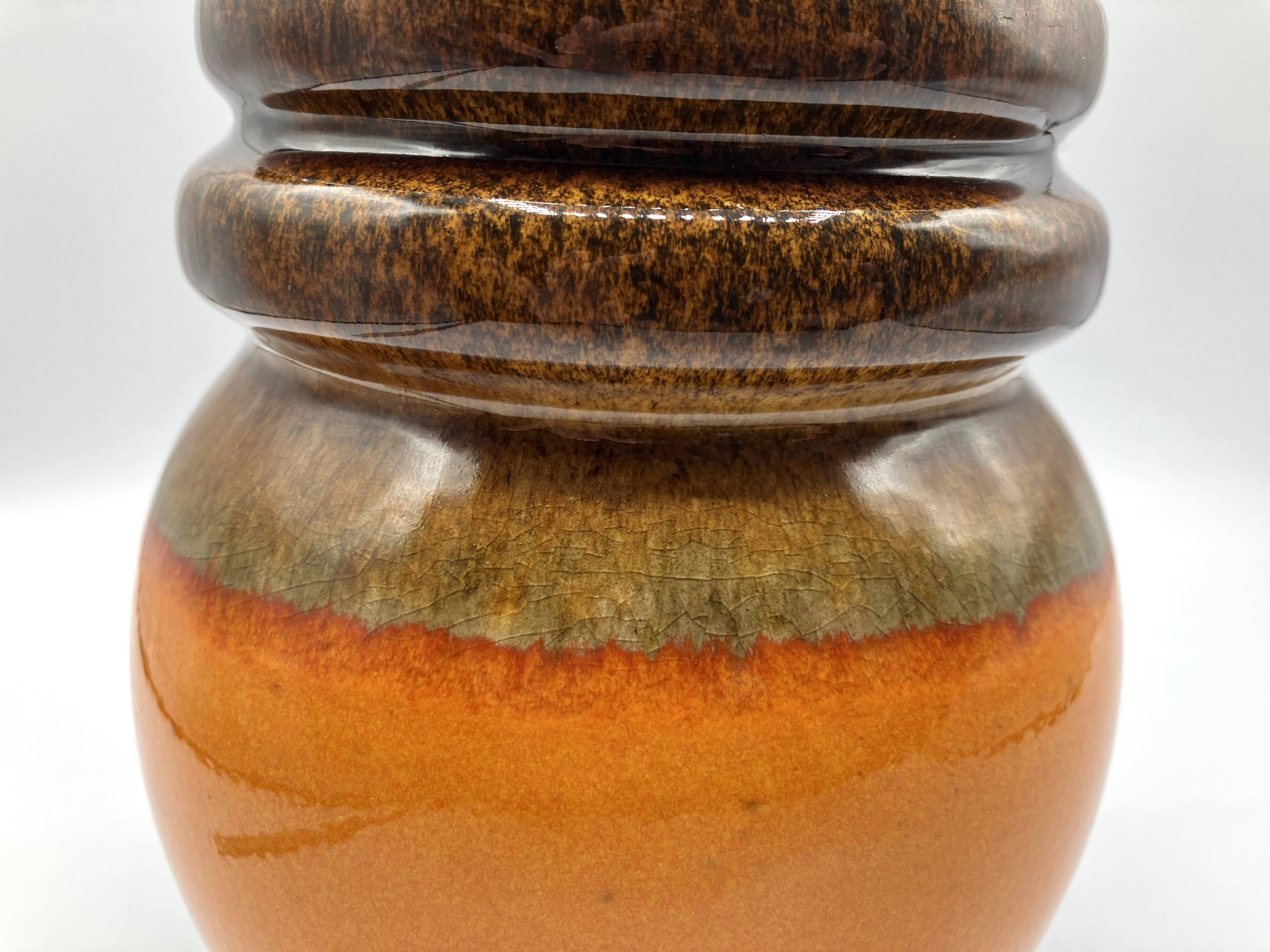 SCHEURICH ceramic vase • Design A.Seide • W. Germany • 70s