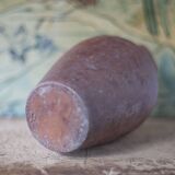 Terracotta jug with vintage handle, terracotta vase, interior decoration, primitive, pitcher