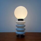Space age glass table lamp from the mid-century by Carlo Nason for JBS, 1960s.