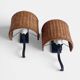 Spanish Mid-Century Wicker And Wrought Iron Wall Sconces, Three Available
