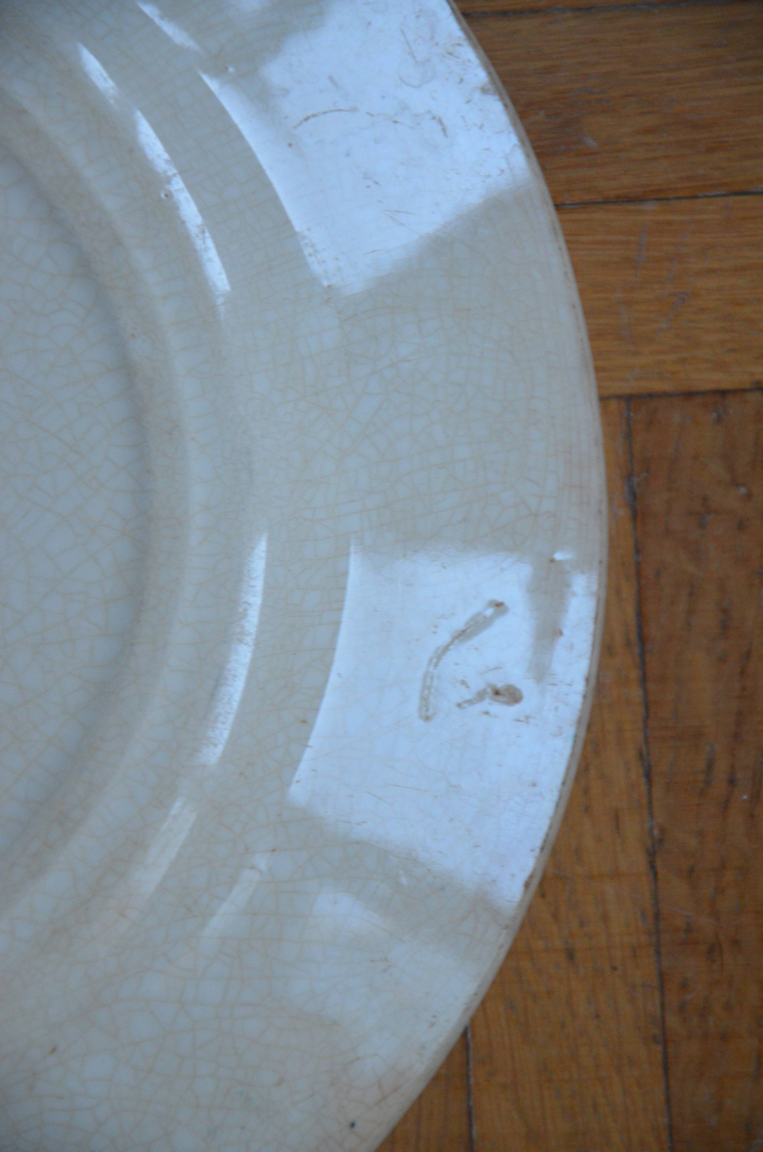 Lot of 2 plates Creuil Montereau