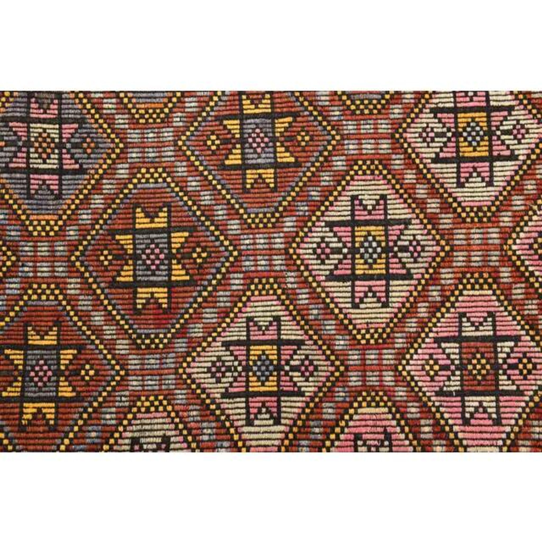 1970s Vintage Turkish Hand-Knotted Wool Cotton Brown Area Rug 157x277