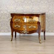 Commode de style français avec dessus en granit, années 1890.