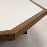 Vintage coffee table wenge hexagon 1960