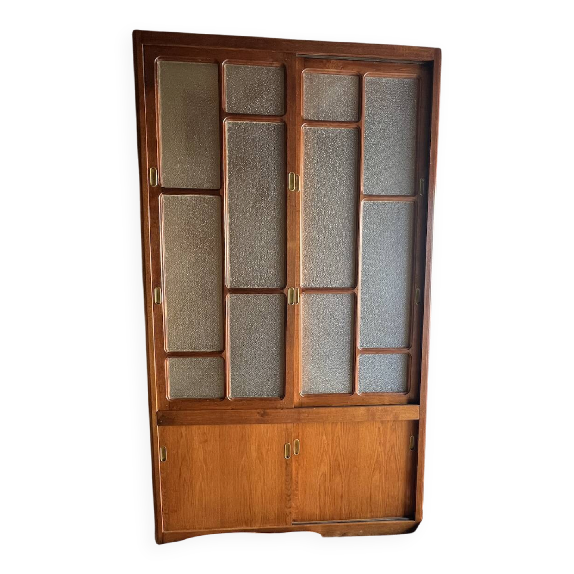 Meuble - Armoire / bibliothèque d’Apothicaire/ Métier Vintage Grande taille