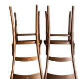 Rare set of Thonet-Mundus antique chairs, circa 1920 – elegance of Viennese Secession in bent wood.