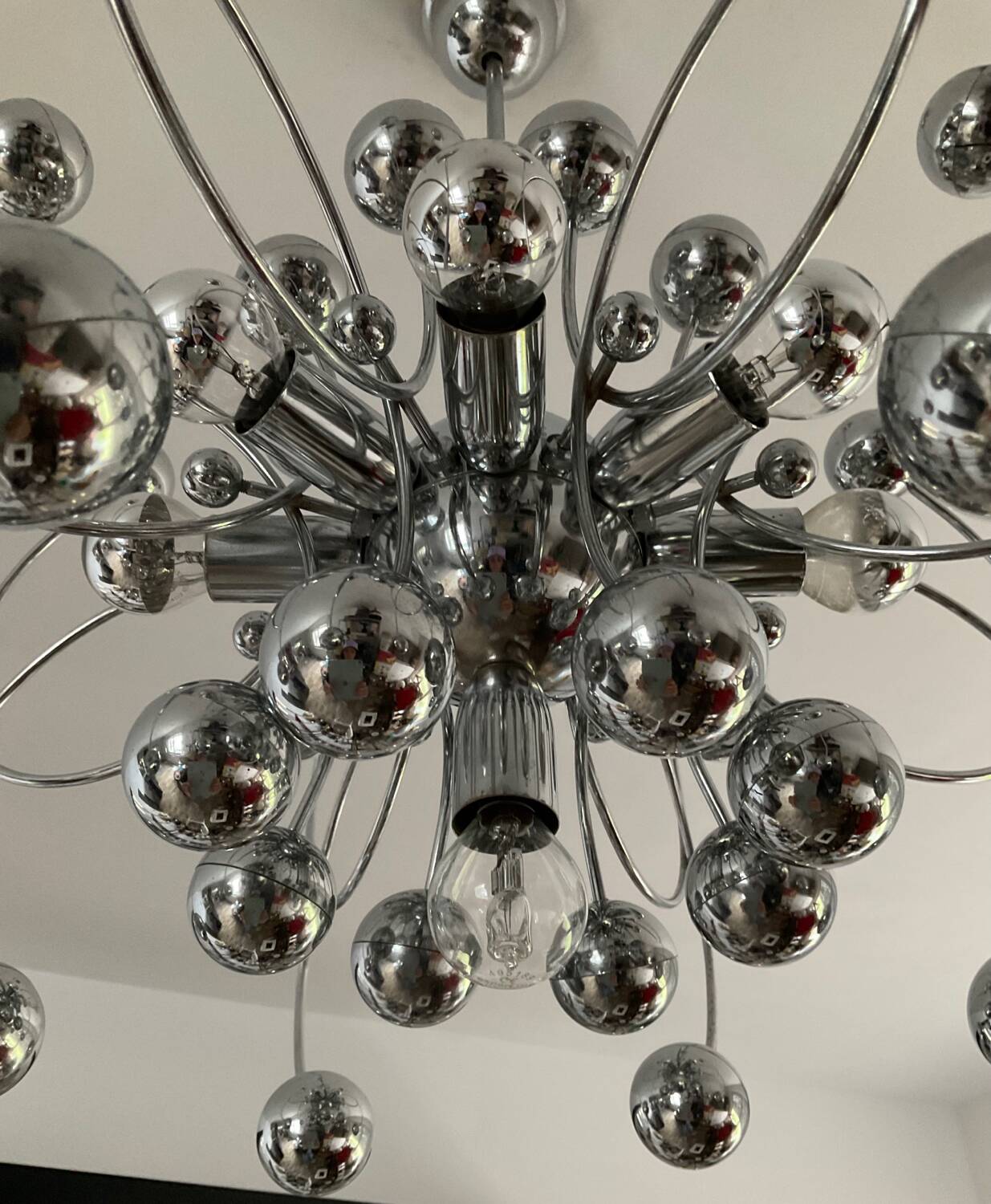 Vintage Sputnik chandelier from the 60s-70s