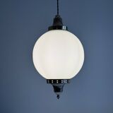 Vintage 23 cm XL opaline pendant light
