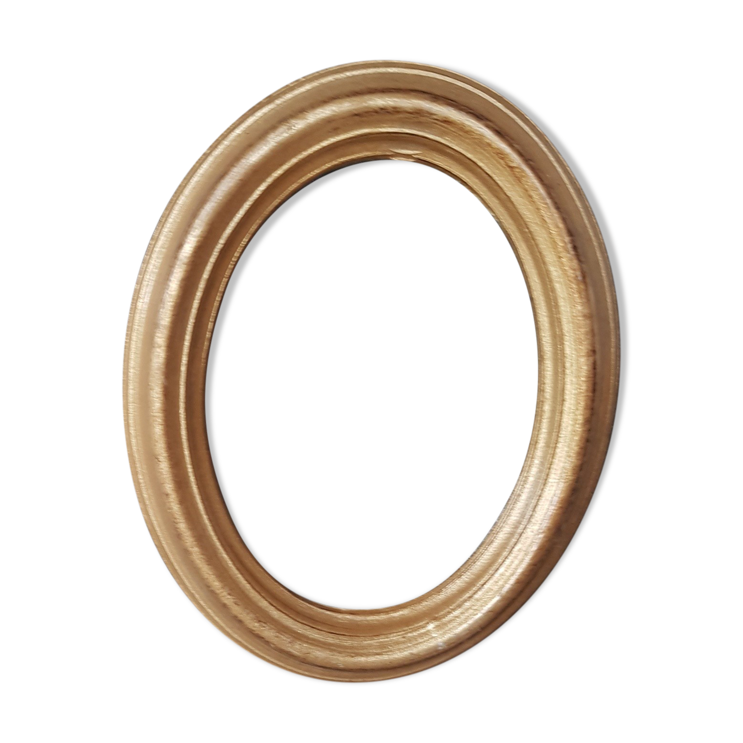 Small oval golden frame