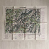 Map Saint Gervais les Bains 1972