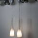 Pair of IKEA klockspel pendant lamps from 1980, cleaned and working